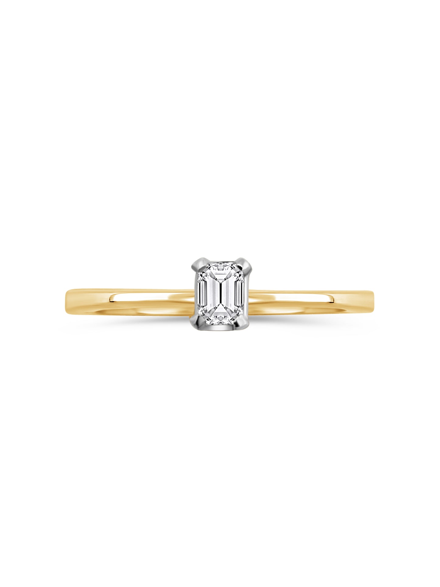 Emerald Cut Diamond Ring