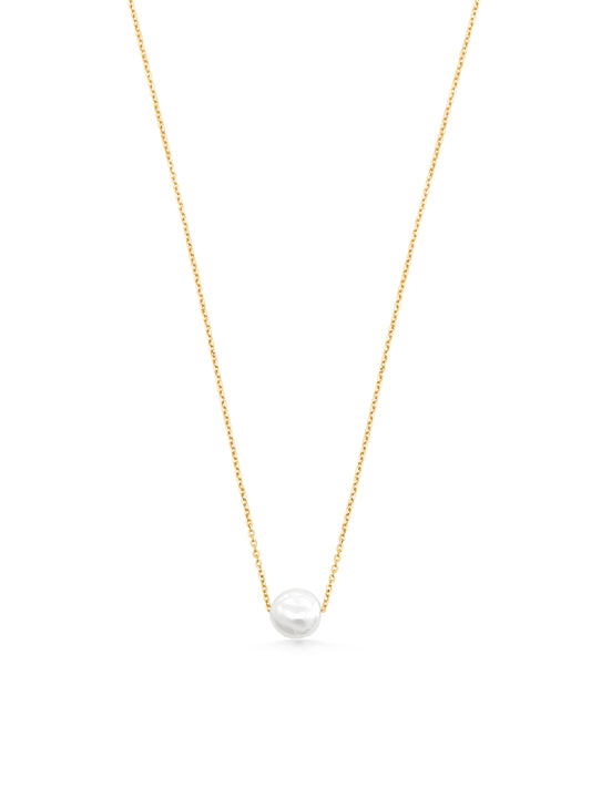 Small Pearl Gold Necklace